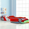 Κρεβάτι Παιδικό Αγωνιστικό Αυτοκίνητο με LED Κόκκινο 90x200 εκ.