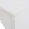 Τραπέζι Μπαρ με Ραφιέρα Λευκό 115 x 59 x 200 εκ.