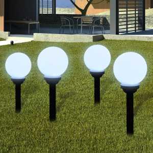 Ηλιακοί γλόμποι με LED για διαδρόμους κήπου