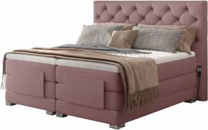 Επενδυμένο κρεβάτι Clover με στρώμα και ανώστρωμα-Roz-140 x 200