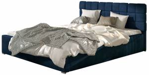 Επενδυμένο κρεβάτι Grady-160 x 200-Χωρίς μηχανισμό ανύψωσης-Mple