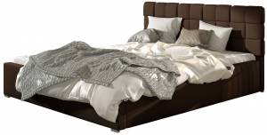 Επενδυμένο κρεβάτι Grady-180 x 200-Χωρίς μηχανισμό ανύψωσης-Kafe