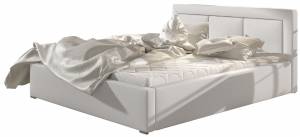 Επενδυμένο κρεβάτι Belluga-Leuko-180 x 200-Χωρίς μηχανισμό ανύψωσης