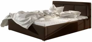 Επενδυμένο κρεβάτι Belluga-Kafe-160 x 200-Με μηχανισμό ανύψωσης