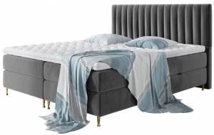 Επενδυμένο κρεβάτι Elegance-Gkri-140 x 200 εκ.