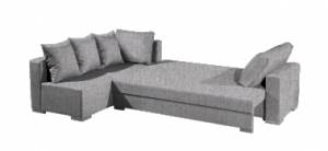 Γωνιακός καναπές Trendy-Δεξιά-285φ 185β εκ.-Γκρι Anoixto
