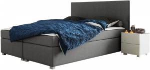 Επενδυμένο κρεβάτι Simple-Gkri-140 x 200