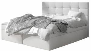 Επενδυμένο κρεβάτι Luanda-140 x 200-Leuko