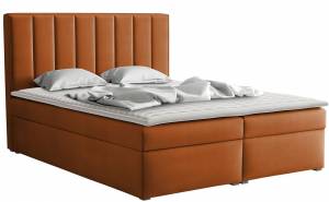 Επενδυμένο κρεβάτι ideal Box-Portokali-160 x 200