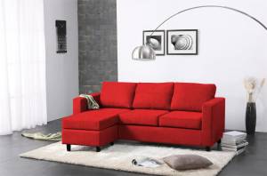 Γωνιακός καναπές Ibiza-200 x 140-Κόκκινο