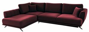 Γωνιακός καναπές Larde-Αριστερή-Mporntw