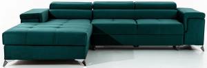 Γωνιακός καναπές Osby-Αριστερή-Prasino