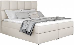 Επενδυμένο κρεβάτι Godleave-180 x 200-Ekrou