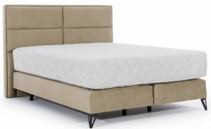 Επενδυμένο κρεβάτι Simon με στρώμα-Mpez-180 x 200 εκ.