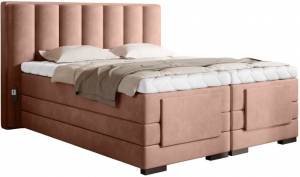 Επενδυμένο κρεβάτι Villard με στρώμα και ανώστρωμα-Sapio milo-140 x 200