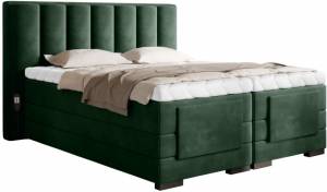 Επενδυμένο κρεβάτι Villard με στρώμα και ανώστρωμα-Kyparissi-160 x 200