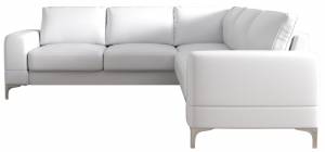 Γωνιακός καναπές Radial Max LTHR-Leuko-Δεξιά