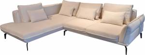 Γωνιακός καναπές Dijon-Krem-Δεξιά