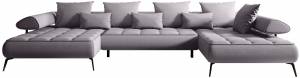Γωνιακός καναπές Solido XL-Gkri-Δεξιά