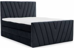 Επενδυμένο κρεβάτι Alba-Mple Skouro-160 x 200