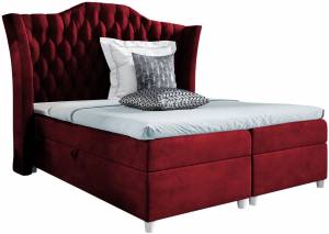 Επενδυμένο κρεβάτι Colombo-Kokkino-120 x 200