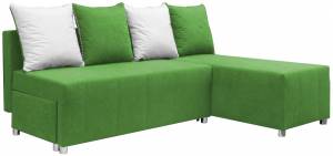 Γωνιακός καναπές Ezio-Πράσινο