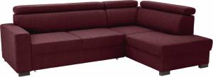 Γωνιακός καναπές Milton-Αριστερή-Βυσσινί