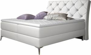 Επενδυμένο κρεβάτι Ethel με στρώμα και ανώστρωμα-140 x 200-Leuko