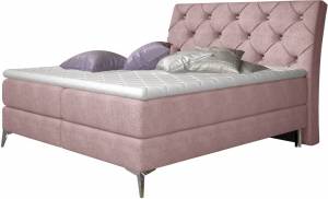 Επενδυμένο κρεβάτι Ethel με στρώμα και ανώστρωμα-160 x 200-Roz