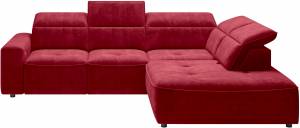 Γωνιακός καναπές Δεξιά-Kokkino