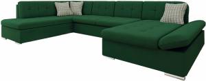 Γωνιακός καναπές Δεξιά-Prasino