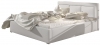 Επενδυμένο κρεβάτι -Leuko-180 x 200-Χωρίς μηχανισμό ανύψωσης