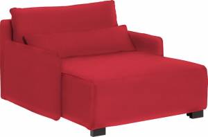 Πολυθρόνα - κρεβάτι Κόκκινο