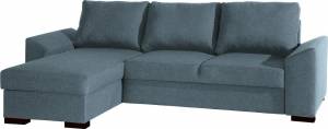 Γωνιακός καναπές -Δεξιά-Μπλε - Γκρι
