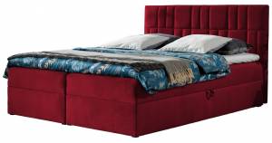 Επενδυμένο κρεβάτι Kokkino-120 x 200 εκ.