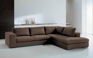 Γωνιακός καναπές Αριστερή-260φ 200β-Σοκολατί