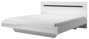 Κρεβάτι -Λευκό - Μαύρο-160 x 200