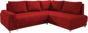 Γωνιακός καναπές -Αριστερή-Κόκκινο