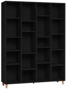 Βιβλιοθήκη 4x5-Μαύρο