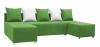 Γωνιακός καναπές -Πράσινο