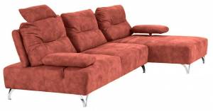 Γωνιακός καναπές -Αριστερή-Kokkino