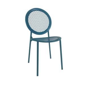 Καρέκλα Zenia-C Πετρόλ 54 x 42.5 x 90