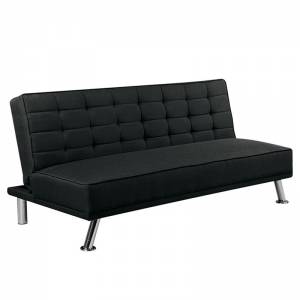 Καναπές - Κρεβάτι Σαλονιού Καθιστικού - Ύφασμα Μαύρο
